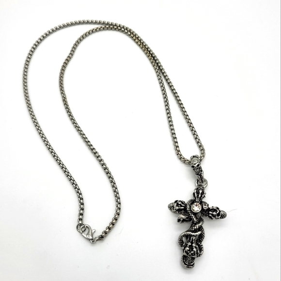 Other - Stainless steel cross necklace